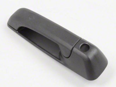 Mopar Exterior Door Handle; With Key Hole; Front Left; Textured Black (10-18 RAM 3500)
