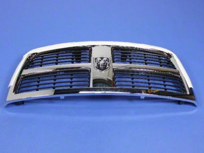 Mopar Grille; Assembly; Chrome and Black; RPO Code MFD (10-12 RAM 3500)