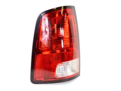 Mopar Factory Replacement Tail Light; Black Housing; Red Lens; Driver Side (10-18 RAM 3500 w/ Factory Halogen Tail Lights)
