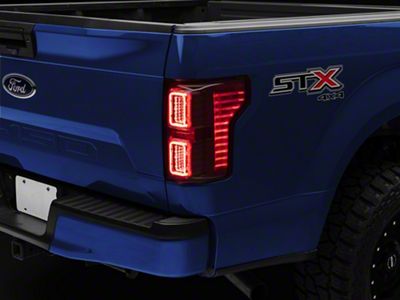 Morimoto XB LED Tail Lights; Red Housing; Clear Lens (18-20 F-150 w/ Factory Halogen Non-BLIS Tail Lights)