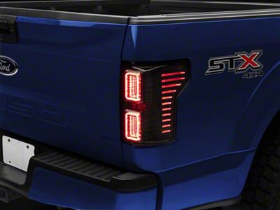 Morimoto XB LED Tail Lights; Black Housing; Smoked Lens (18-20 F-150 w/ Factory Halogen Non-BLIS Tail Lights)