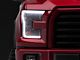 Morimoto XB Projector LED Headlights with White Daytime Running Lights; Black Housing; Clear Lens (15-17 F-150)