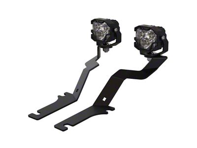 Morimoto 4Banger Ditch Light Kit; HXB White Flood Beam (21-25 F-150)