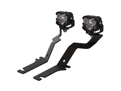 Morimoto 4Banger Ditch Light Kit; HXB White Flood Beam (21-24 F-150)