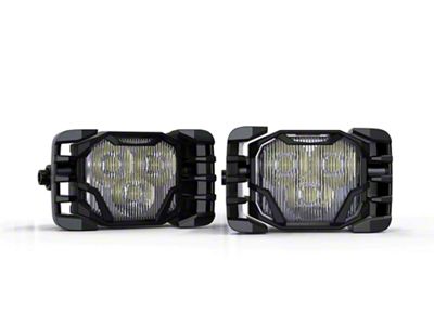 Morimoto 4Banger Fog Light Kit; HXB White Spot Beam (15-20 F-150 w/ Factory Halogen Fog Lights)