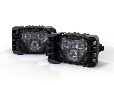 Morimoto 4Banger Fog Light Kit; HXB White SAE Wide Beam (15-20 F-150 w/ Factory Halogen Fog Lights)