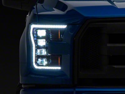 Morimoto GEN2 XB LED Projector Headlights; Black Housing; Clear Lens (15-17 F-150; 18-20 F-150 Raptor)