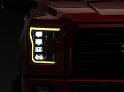 Morimoto XB LED Headlights; Black Housing; Clear Lens (15-17 F-150; 18-20 F-150 Raptor)