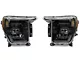 Morimoto XB LED Headlights with White DRL; Black Housing; Clear Lens (21-23 F-150 w/ Factory Reflector LED Headlights)