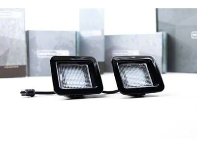 Morimoto XB LED License Plate Lights; Smoked (15-23 F-150)