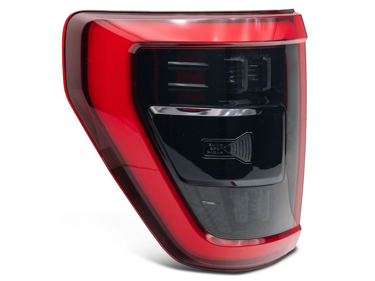 Morimoto F-150 XB LED Tail Lights; Black Housing; Red Lens LF734 