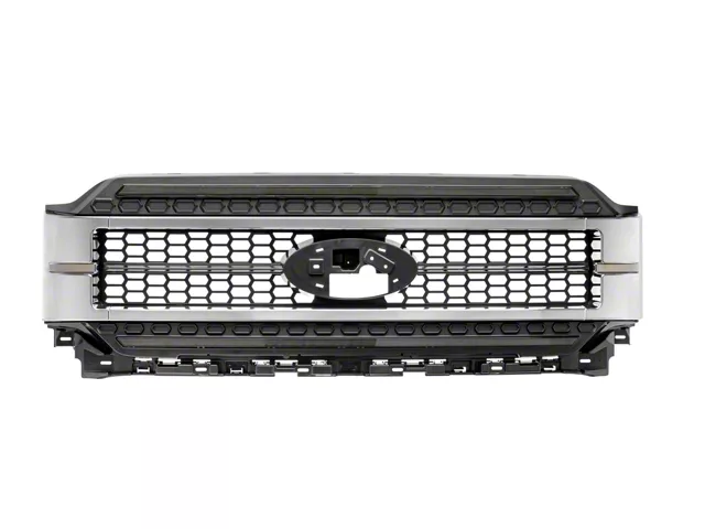 Morimoto XBG LED Upper Replacement Grille with Amber DRL; Chrome (21-23 F-150, Excluding Raptor & Tremor)