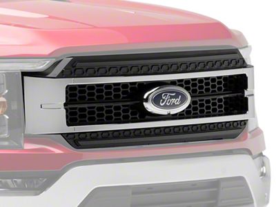 Morimoto XBG LED Upper Replacement Grille with White DRL; Chrome (21-23 F-150, Excluding Raptor & Tremor)