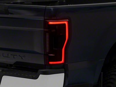 Morimoto XB LED Tail Lights; Black Housing; Red Lens (17-22 F-250 Super Duty)