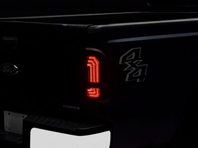 Morimoto XB LED Tail Lights; Black Housing; Red Lens (99-16 F-250 Super Duty)