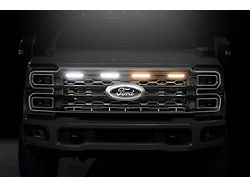 Morimoto XBG LED DRL Upper Replacement Grille; Black (23-26 F-250 Super Duty)
