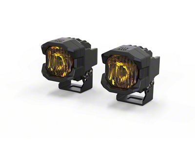 Morimoto 1Banger LED Pod Lights; HXB Yellow SAE Beam (Universal; Some Adaptation May Be Required)