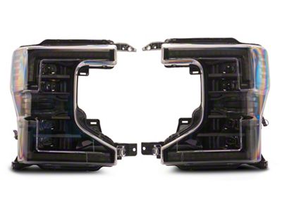 Morimoto XB LED Headlights; Black Housing; Clear Lens (20-22 F-350 Super Duty w/ Factory Halogen Headlights)