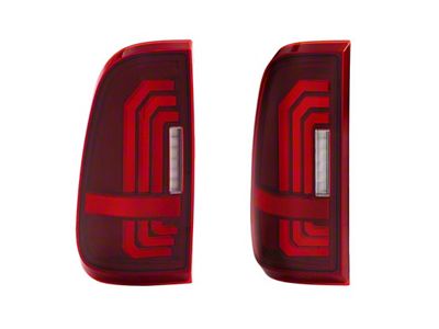Morimoto XB LED Tail Lights; Black Housing; Red Lens (11-16 F-350 Super Duty)