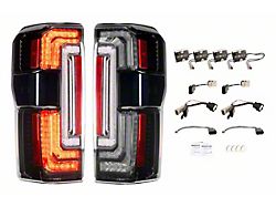Morimoto XB LED Tail Lights; Black Housing; Smoked Lens (23-26 F-350 Super Duty w/ Factory Halogen Tail Lights)