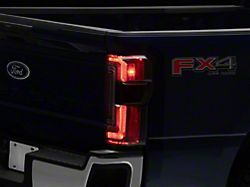 Morimoto XB LED Tail Lights; Black Housing; Smoked Lens (23-26 F-350 Super Duty w/ Factory Halogen Tail Lights)