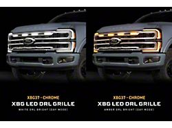 Morimoto XBG LED DRL Upper Replacement Grille; Chrome (23-26 F-350 Super Duty)