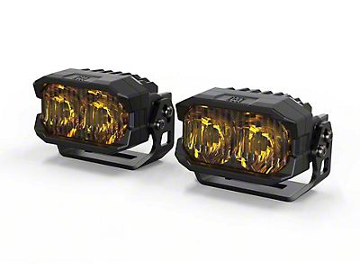 elf bar vape uk 3 inch LED Pods Lights with Additional Amber Covers & Dual Fog Lights Hidden Bumper Mount Bracket for Dodge Ram 2500 3500 2010 2011 2012 2013 2014 main image 1