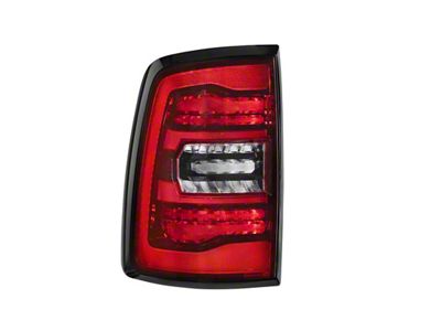 Morimoto GEN2 XB LED Tail Lights; Black Housing; Red Lens (09-18 RAM 1500 w/ Factory Halogen Tail Lights)