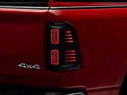 Morimoto XB LED Tail Lights; Black Housing; Smoked Lens (19-24 RAM 1500 w/ Factory Halogen Tail Lights)