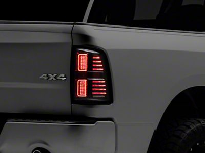 Morimoto XB LED Tail Lights; Black Housing; Smoked Lens (09-18 RAM 1500 w/ Factory Halogen Tail Lights)