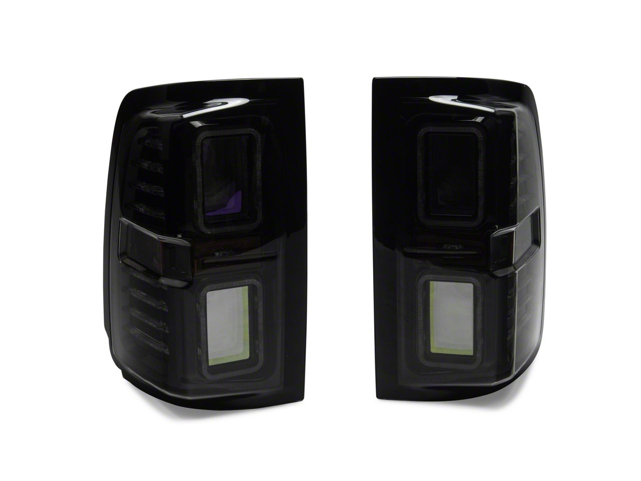 Morimoto RAM 1500 XB LED Tail Lights; Black Housing; Smoked Lens