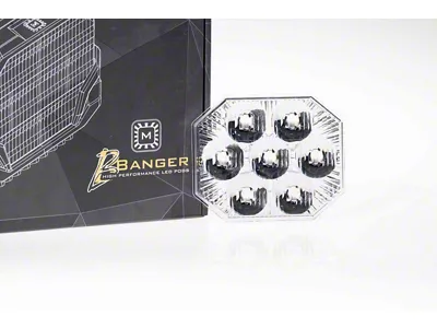 Morimoto BigBanger Light Pod Lens; White Combo Beam