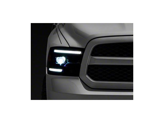 Morimoto XB Hybrid LED Headlights; Black Housing; Clear Lens (10-18 RAM 2500 w/ Factory Halogen Non-Projector Headlights)