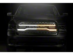 Morimoto XBG LED Upper Replacement Grille; Gloss Black (13-18 RAM 2500)