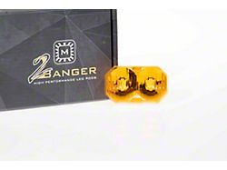 Morimoto 2Banger Light Pod Lens; Yellow Combo Beam 