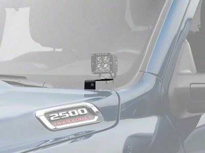Morimoto 4Banger LED A-Pillar Mounting Brackets (19-25 RAM 3500)