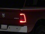 Morimoto GEN2 XB LED Tail Lights; Black Housing; Red Lens (10-18 RAM 3500)