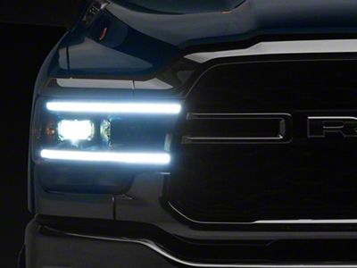Morimoto XB Hybrid LED Headlights; Black Housing; Clear Lens (19-25 RAM 3500 w/ Factory Non-Projector Headlights)