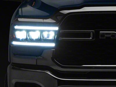 Morimoto XB LED Headlights; Black Housing; Clear Lens (19-25 RAM 3500 w/ Factory Halogen Headlights)
