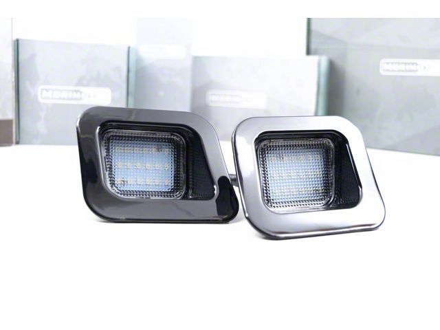 Morimoto XB LED License Plate Lights; Smoked (03-18 RAM 3500)