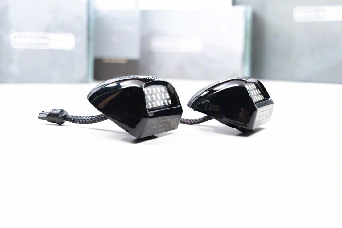 Morimoto Sierra 1500 XB LED License Plate Lights; Smoked LF71204B (99