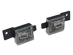 Morimoto XB LED License Plate Lights; Smoked (14-18 Sierra 1500)