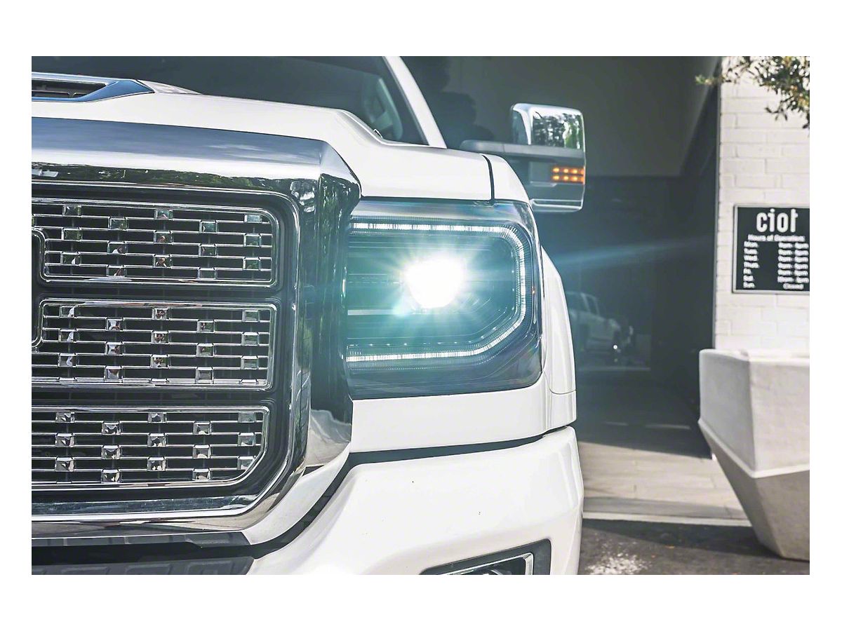 Morimoto Sierra 2500 XB LED Headlights; Black Housing; Clear Lens  