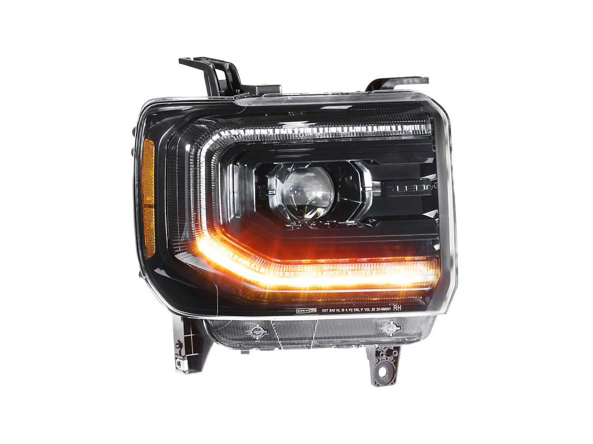 Morimoto Sierra 2500 XB LED Headlights; Black Housing; Clear Lens  