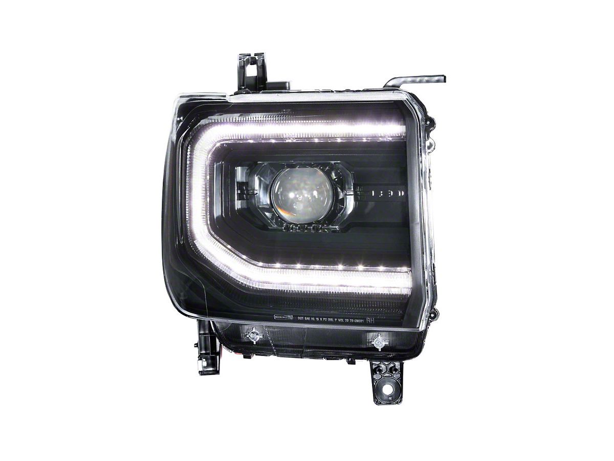 Morimoto Sierra 2500 XB LED Headlights; Black Housing; Clear Lens  