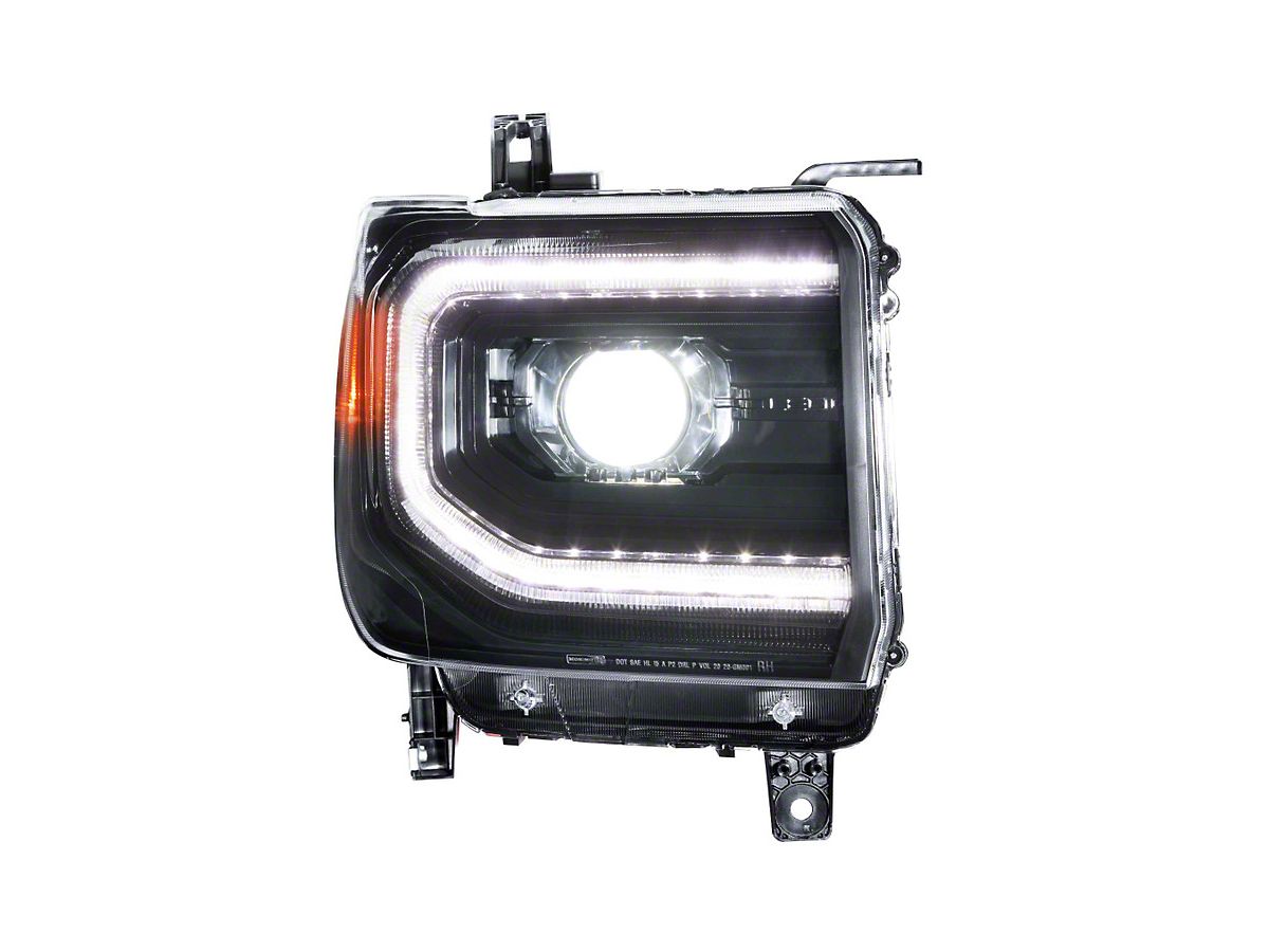 Morimoto Sierra 2500 XB LED Headlights; Black Housing; Clear Lens  