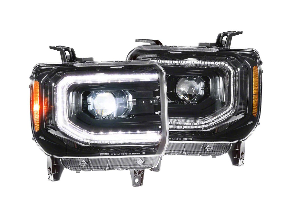 Morimoto Sierra 2500 XB LED Headlights; Black Housing; Clear Lens  