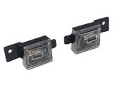 Morimoto XB LED License Plate Lights; Smoked (15-19 Sierra 2500 HD)