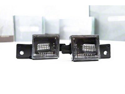 Morimoto XB LED License Plate Lights; Smoked (15-19 Sierra 2500 HD)