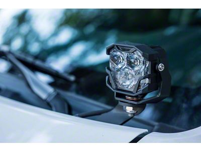 Morimoto 4Banger Ditch Light Kit; NCS White Flood Beam (07-14 Sierra 3500 HD)